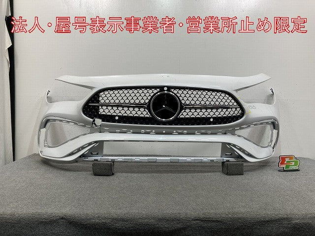 Cクラス W206 純正 フロント バンパー グリル付 978887-001 オパリスホワイト 885 メルセデスベンツ(147910)