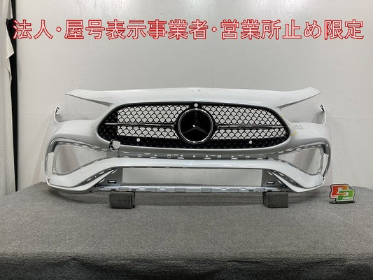 Cクラス W206 純正 フロント バンパー グリル付 978887-001 オパリスホワイト 885 メルセデスベンツ(147910)