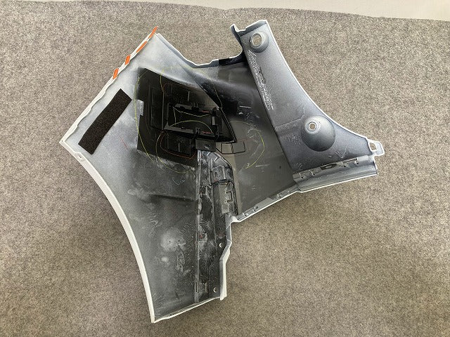 ノート/NOTE FE13/NISMO/ニスモ 純正 後期 右 バンパー コーナー カバー パネル 85016 6XT0H ブリリアントホワイトパール QAB 日産(147919)