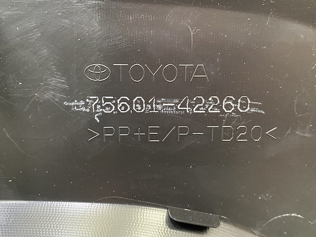 新車取り外し!RAV4 ラブ4 60系/AXAN64 純正 フロント フェンダーアーチモール/オーバーフェンダー 75601-42260 素地 トヨタ(147922)