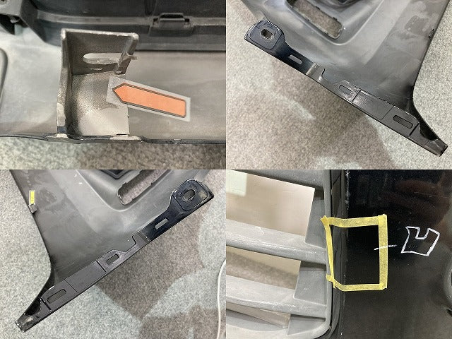 スペーシア カスタム MK32S/MK42S 純正 フロント バンパー 71711-81M5 ブルーイッシュブラックパール3 ZJ3 スズキ(147956)