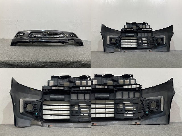 スペーシア カスタム MK32S/MK42S 純正 フロント バンパー 71711-81M5 ブルーイッシュブラックパール3 ZJ3 スズキ(147956)
