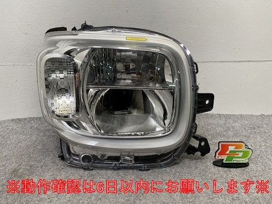 ジャンク!スペーシア MK53S 純正 右 ヘッドライト/ランプ LED レベライザー 刻印DL ICHIKOH 1959 スズキ(147969)