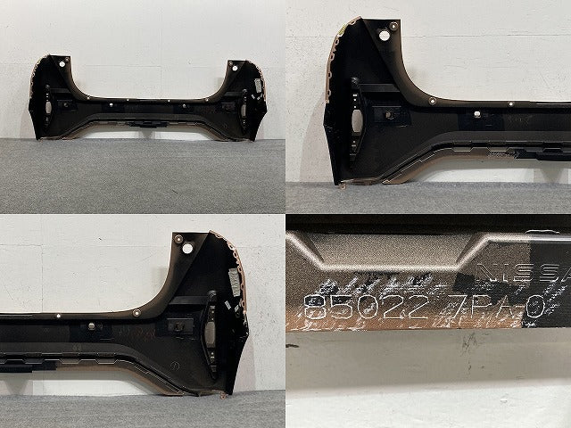 サクラ/SAKURA B6AW 純正 リア バンパー 85022 7PA-0 暁-アカツキ-サンライズカッパー/ブラック 2トーン XJD 日産(147996)