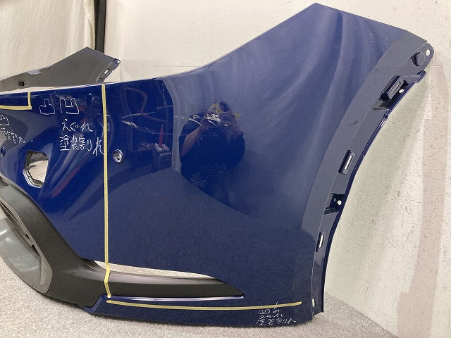 プリウス 60系/ZVW60/ZVW65/MXWH60/MXWH65/MXWH61 純正 フロント バンパー ロアグリル付 52119-47B70/80/90 ダークブルー 8Q4(148018)