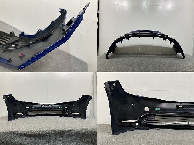 プリウス 60系/ZVW60/ZVW65/MXWH60/MXWH65/MXWH61 純正 フロント バンパー ロアグリル付 52119-47B70/80/90 ダークブルー 8Q4(148018)