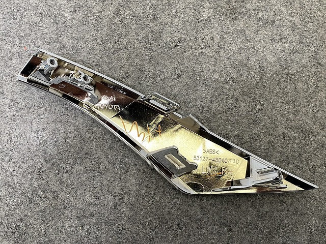 新車取り外し!ハリアー 80系/MXUA80/85/AXUH80/85/AXUP85 純正 フロント グリル メッキモール 53127-48040/130 53128-48130 トヨタ(148019)