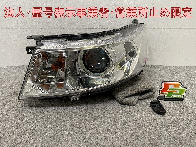 スペーシア カスタム Z/MK42S 純正 左 ヘッドライト/ランプ キセノン HID レベライザー AFS無 バラスト 刻印B KOITO 100-59191(148034)