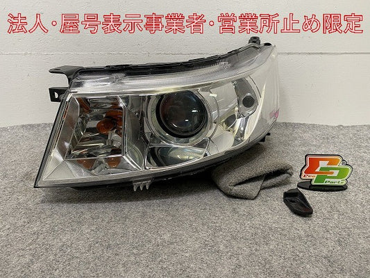 スペーシア カスタム Z/MK42S 純正 左 ヘッドライト/ランプ キセノン HID レベライザー AFS無 バラスト 刻印B KOITO 100-59191(148034)
