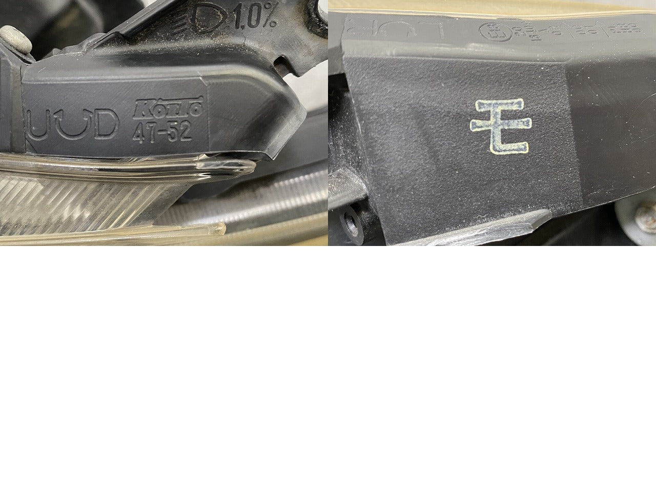 プリウス 30系/ZVW30 純正 後期 左 ヘッドライト/ランプ キセノン HID AFS無 レベライザー 刻印モ KOITO 47-52 81185-47411 トヨタ(148035)