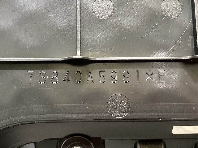 ハスラー MR92S/MR52S 純正  インパネガーニッシュ 73840A59S1*E 99233-59S80-QZ7 ブラック メタリック スズキ(148040)