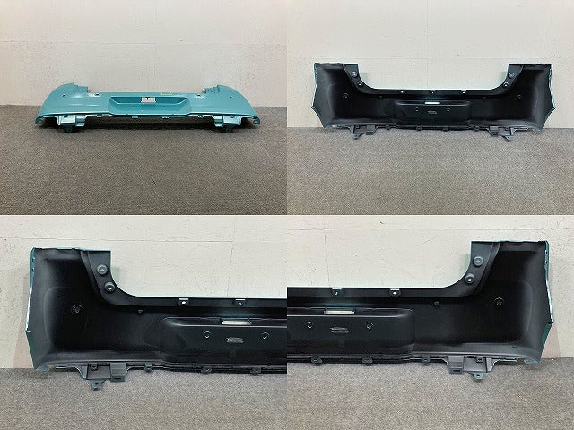 ムーヴ キャンバス/キャンパス LA850S/LA860S 純正 リア バンパー 52159-B2C50/B2C60 スカイブルーメタリック B83 ダイハツ(148051)