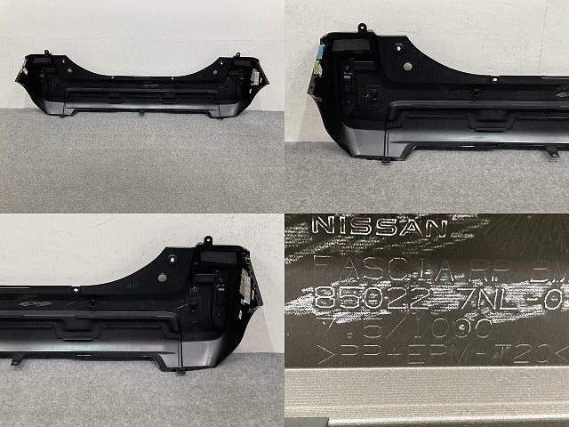 デリカミニ B34A/B35A/B37A/B38A 純正 リア バンパー 85022 7NL-0 ブラック メタリック 三菱(148065)