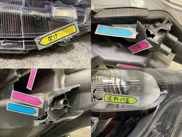 ジャンク!シエンタ MXPC10G ハイブリッド/MXPL10G/MXPL15G 純正 右 ヘッドライト/ランプ レベライザーLED 刻印S4 KOITO 52-339 トヨタ