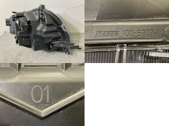 タント LA650S/LA660S 純正 左 ヘッドライト/ランプ LED レベライザー 刻印01 KOITO 100-69074 ダイハツ(148097)