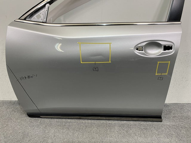 エクストレイル/X-TRAIL T32/NT32/HT32/HNT32 純正 左 フロント ドア バイザー付 ブリリアントシルバーメタリック K23 日産(148138)