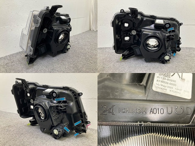 ジャンク!ハイゼット S700V 純正 左 ヘッドライト/ランプ ハロゲン レベライザー 刻印ハL ICHIKOH A010 ダイハツ(148156)