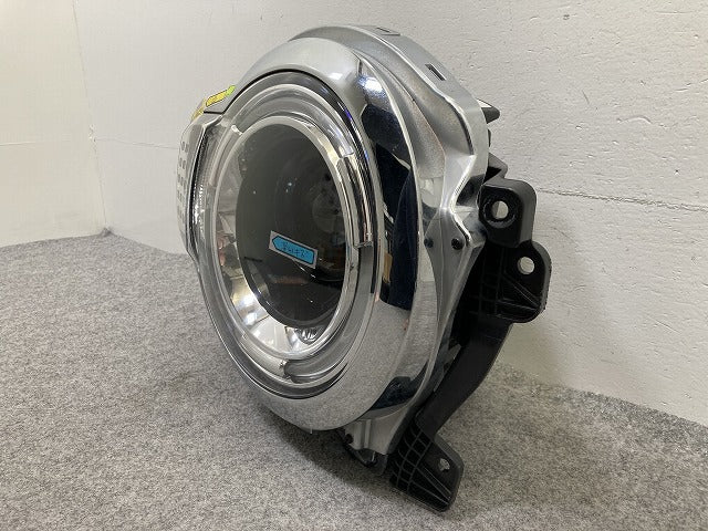 ハスラー MR92S/MR52S 純正 右 ヘッドライト/ランプ LED レベライザー 刻印2L ICHIKOH 1985 メッキ スズキ(148167)