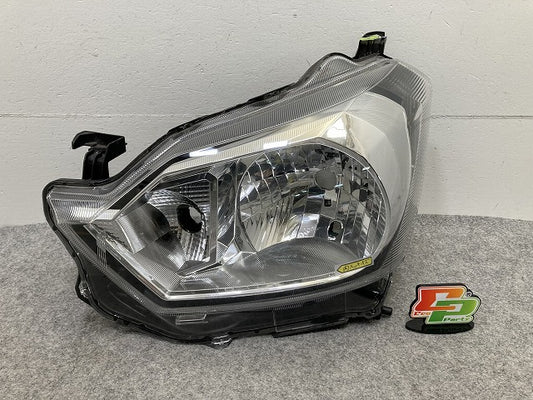 ミライース LA350S/LA360S 純正 左 ヘッドライト/ランプ ハロゲン レベライザー KOITO 100-69043 ダイハツ(148170)