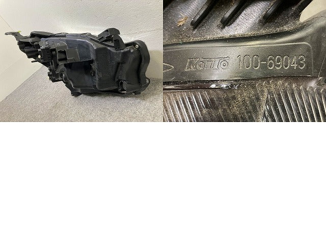 ミライース LA350S/LA360S 純正 左 ヘッドライト/ランプ ハロゲン レベライザー KOITO 100-69043 ダイハツ(148170)
