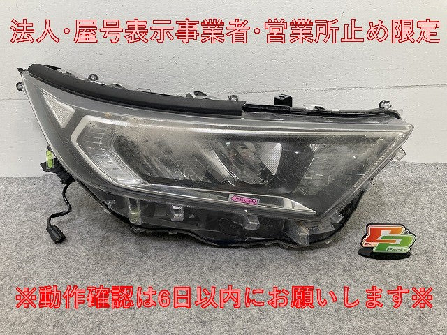 ジャンク!RAV4 ラブ4 MXAA52/MXAA54/AXAH52/AXAH54 純正 前期 右 ヘッドライト LED レベライザー 刻印E STANLEY 42-90 トヨタ(148176)