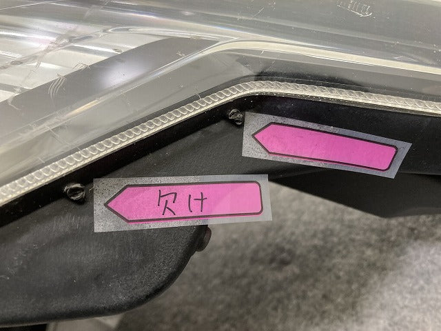 N-WGN/NWGN/Nワゴン カスタム JH1/JH2 純正 左 ヘッドライト キセノン HID レベライザー バラスト AFS無 刻印S 100-62161 メッキ ホンダ