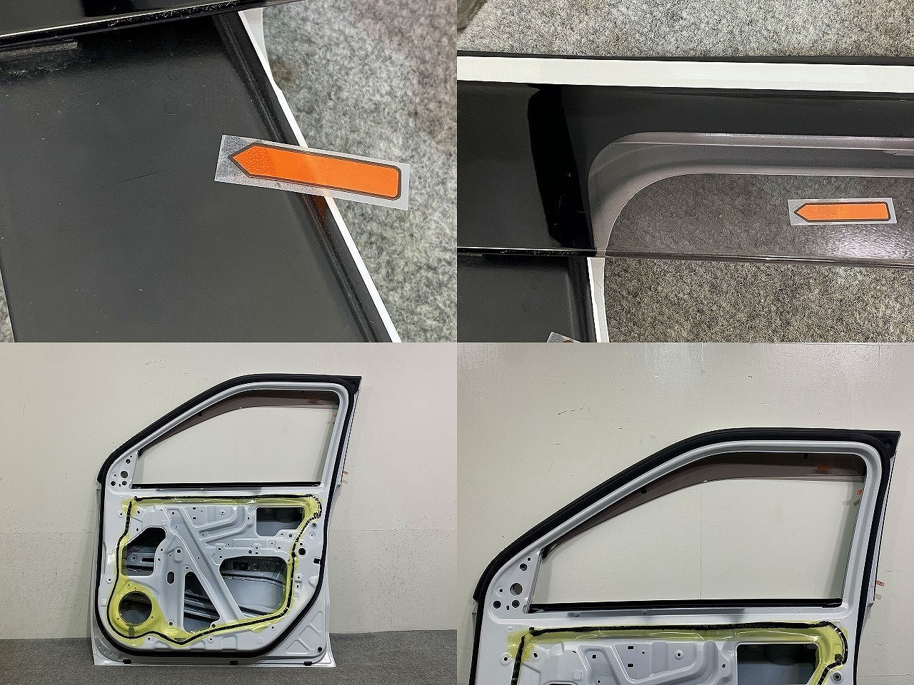 ライズ/ロッキー A200S/A210S/A200A/A210A/A202A 純正 右 フロント ドア バイザー付 シャイニングホワイトパール W25 トヨタ(148233)