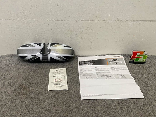 新品!ミニ R50 R52 R53 純正 ルーム ミラー キャップ カバー 51 16 2 148 221 51162148221 グレー ブラックジャック MINI(148265)