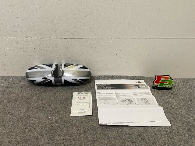 新品!ミニ R50 R52 R53 純正 ルーム ミラー キャップ カバー 51 16 2 148 221 51162148221 グレー ブラックジャック MINI(148266)