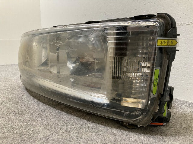 ジャンク!ファイター FK61F/62F/64/65F/66F/71F/72F/74F 純正 後期 左 ヘッドライト ハロゲン 刻印H KOITO 100-87909 三菱ふそう(148274)