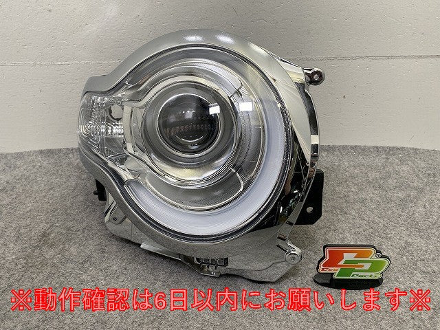 ジャンク!クロスビー/XBEE ハイブリッド MN71S 純正 右 ヘッドライト/ランプ レベライザーLED KOITO 100-5938K メッキ スズキ(148304)