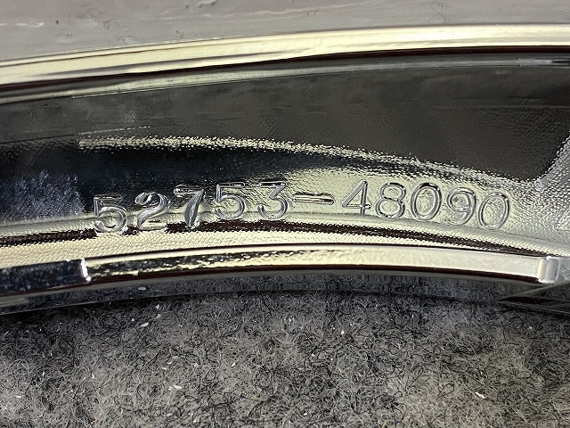 新車取り外し!ハリアー 80系/MXUA80/MXUA85/AXUH80/AXUH85/AXUP85 純正 左 リア バンパーモール 52753-48060/80/90 メッキ トヨタ(148329)