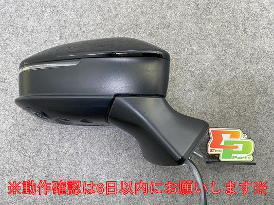 クラウン クロスオーバー AZSH35 RS/TZSH35 純正 右 ドアミラー 14線 ウインカーカメラ付 TOKAI RIKA 0410088/30-466 ブラック(148365)