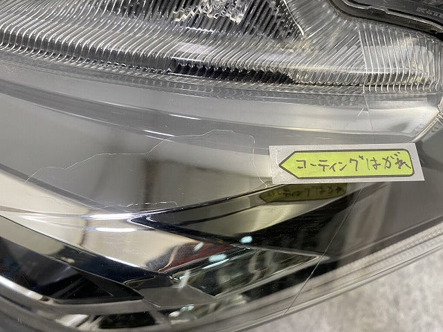 ミライース LA350S/LA360S 純正 左 ヘッドライト/ランプ LED レベライザー 刻印M KOITO 100-69042 ダイハツ(148366)