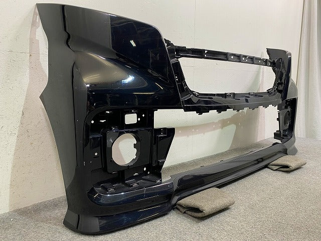スペーシア カスタム/フレアワゴンMK53S/MM53S 純正 フロント バンパー 71711 79R5 ブルーイッシュブラックパール3 ZJ3 スズキ(148367)