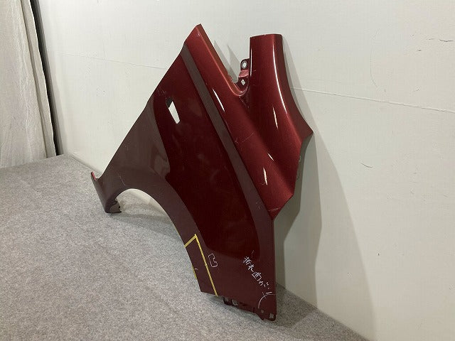 eKワゴン B11W 純正 右 フロント フェンダー ポピーレッドメタリック P55 三菱(148396)