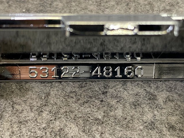 新車取り外し!ハリアー 80系/MXUA80/MXUA85/AXUH80/AXUH85 純正 フロント バンパー モール 53122-48160/170 53122-48170 メッキ(148426)
