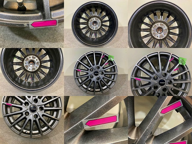 ヴォクシー/ノア/エスクァイア 社外 ホイール 4本セット 16x6.5J/ET38/5穴 5H/PCD114.3/ハブ径72mm トヨタ(148545)