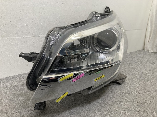 デイズ ルークス/eKスペース B21A/B11A 純正 前期 左 ヘッドライト キセノン HID レベライザー AFS無 KOITO 100-67053 メッキ 日産(148572)