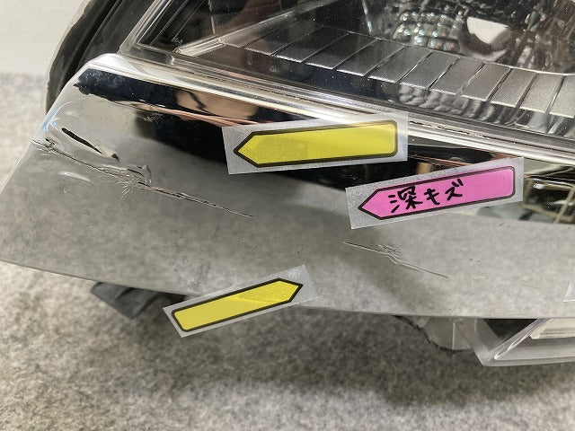デイズ ルークス/eKスペース B21A/B11A 純正 前期 左 ヘッドライト キセノン HID レベライザー AFS無 KOITO 100-67053 メッキ 日産(148572)