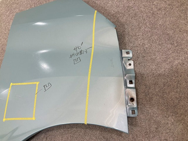 eKクロス スペース B34A/B35A/B37A/B38A 純正 右 フロント フェンダー ミストブルーパール D32 三菱(148575)