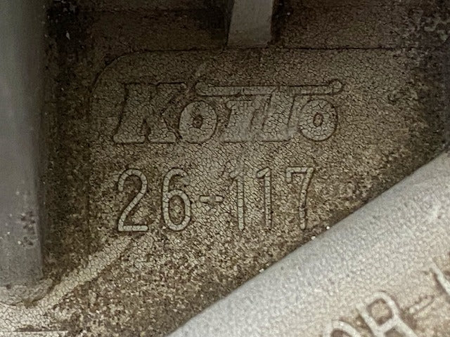 ハイエース 200系/1型/2型 純正 前期 左 ヘッドライト/ランプ レベライザーハロゲン 刻印47 KOITO 26-117 トヨタ(148629)