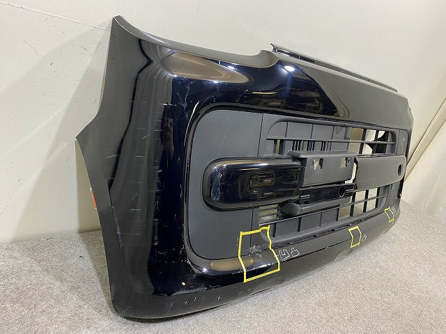 スペーシア/フレアワゴン MK53S/MM53S 純正 フロント バンパー 71711-79R0 ブルーイッシュブラックパール3 ZJ3 スズキ(148646)