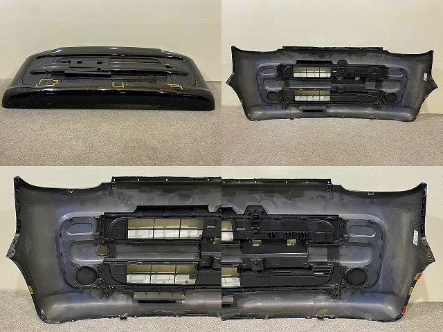 スペーシア/フレアワゴン MK53S/MM53S 純正 フロント バンパー 71711-79R0 ブルーイッシュブラックパール3 ZJ3 スズキ(148646)