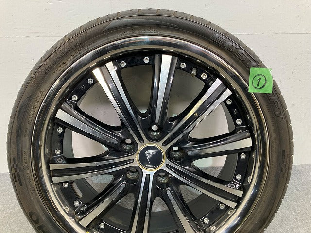 社外 タイヤホイールセット ラジアル STICH シュティッヒ PL-01 4本セット 18x7J/ET48/5穴 5H/PCD114.3/ハブ径73mm トヨタ(148655)