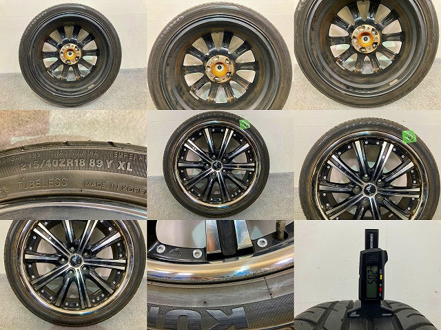 社外 タイヤホイールセット ラジアル STICH シュティッヒ PL-01 4本セット 18x7J/ET48/5穴 5H/PCD114.3/ハブ径73mm トヨタ(148655)