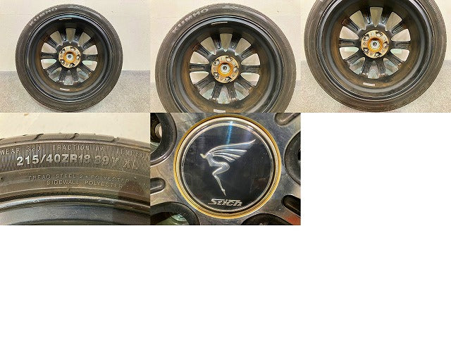 社外 タイヤホイールセット ラジアル STICH シュティッヒ PL-01 4本セット 18x7J/ET48/5穴 5H/PCD114.3/ハブ径73mm トヨタ(148655)