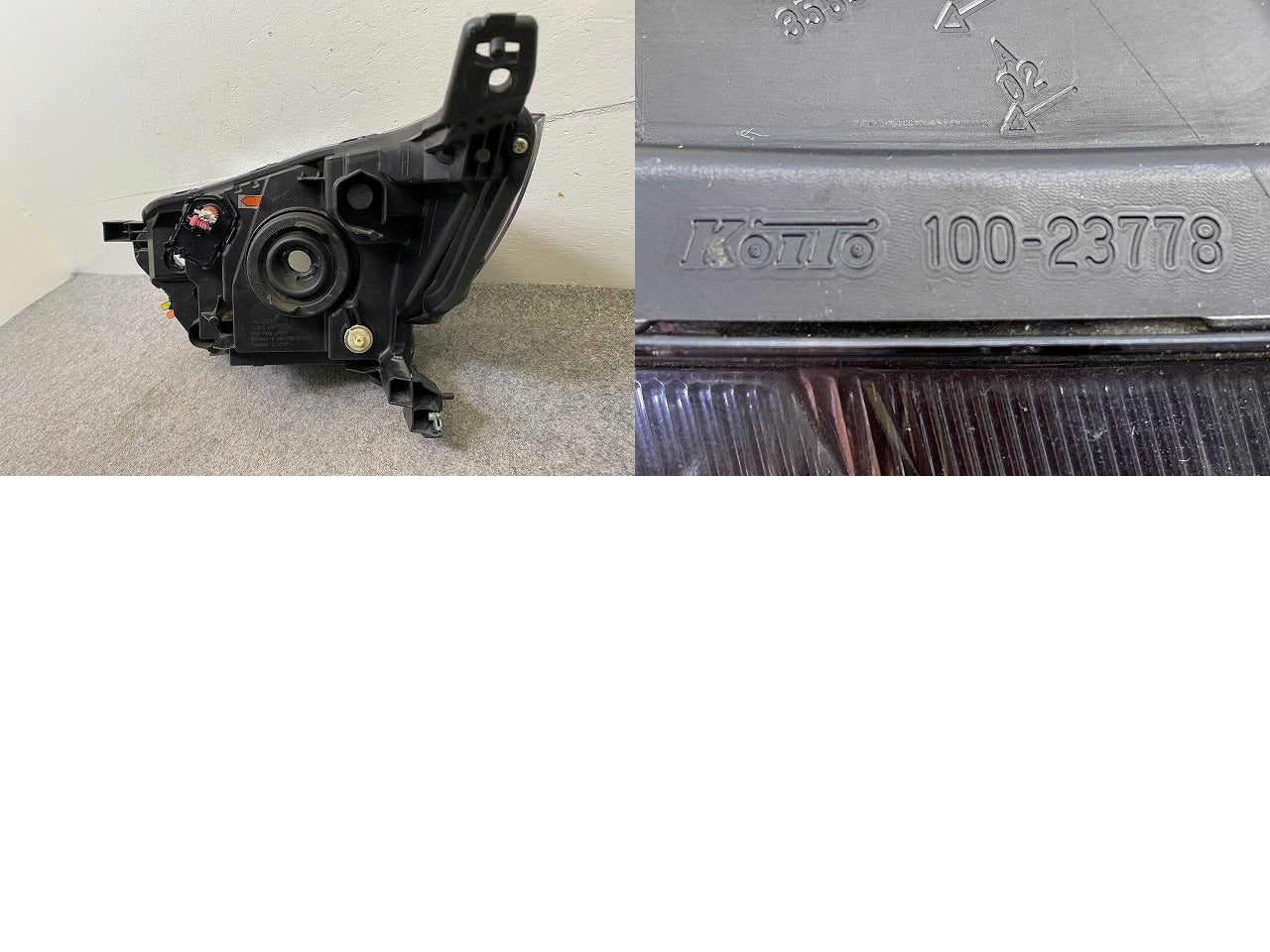 ジャンク!ルークス B44A/B47A/B48A 純正 前期 右 ヘッドライト/ランプ ハロゲン KOITO 100-23778 日産(148679)