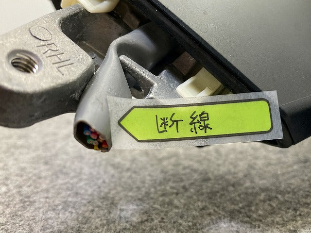 アルファード/ヴェルファイア AGH30W/AGH35W/GGH30W/GGH35W 純正 後期 左 ドアミラー 11線 ウインカー付 Murakami G703/58-67 素地(148722)