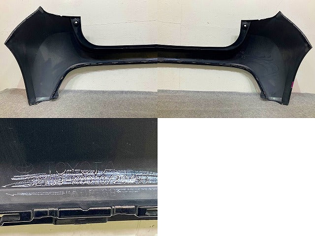 ヤリス KSP210/MXPA10/MXPA15/MXPH10/MXPH15 MXPH14/MXPH17 純正 リア バンパー 52159-K0010/20/50 ブラック 202 トヨタ(148736)